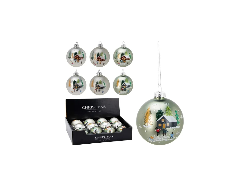 Christmas Tree Ball Bauble 80 mm - ABT634600