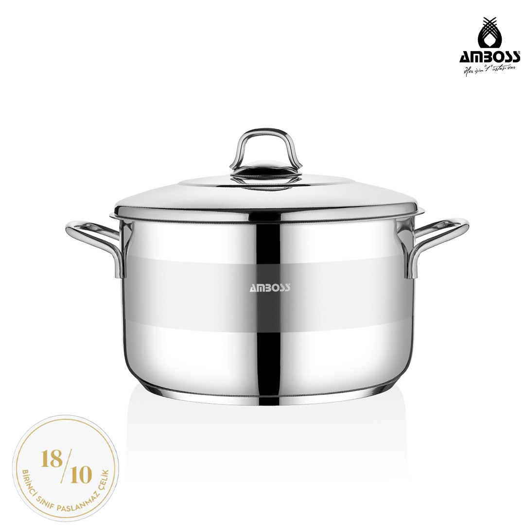 Amboss Steel Pot with Steel Lid 16*09 cm 1.75L - VSAP-4158V