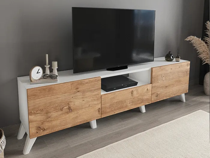 TV Unit Console 160cm ; White