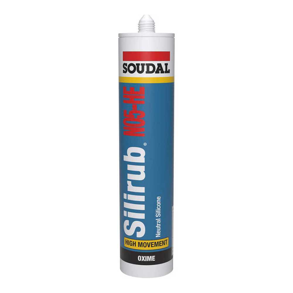 Soudal Silirub No5-he Silicone 300Ml - Gray