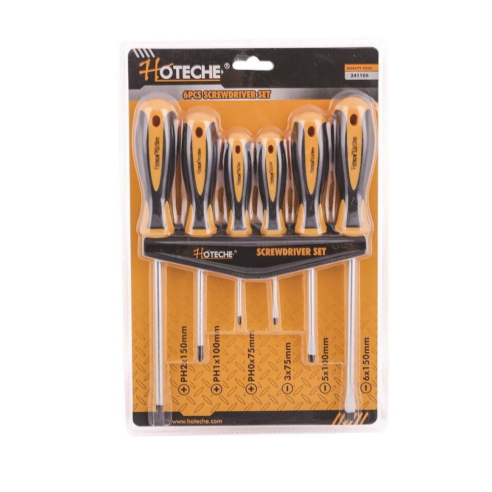 Hoteche 6-Piece Screwdriver Set - 241106